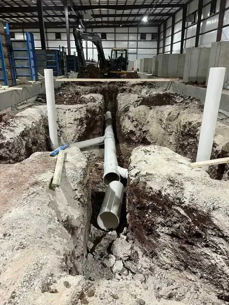 Free concrete consultation — measuring a Kansas City driveway