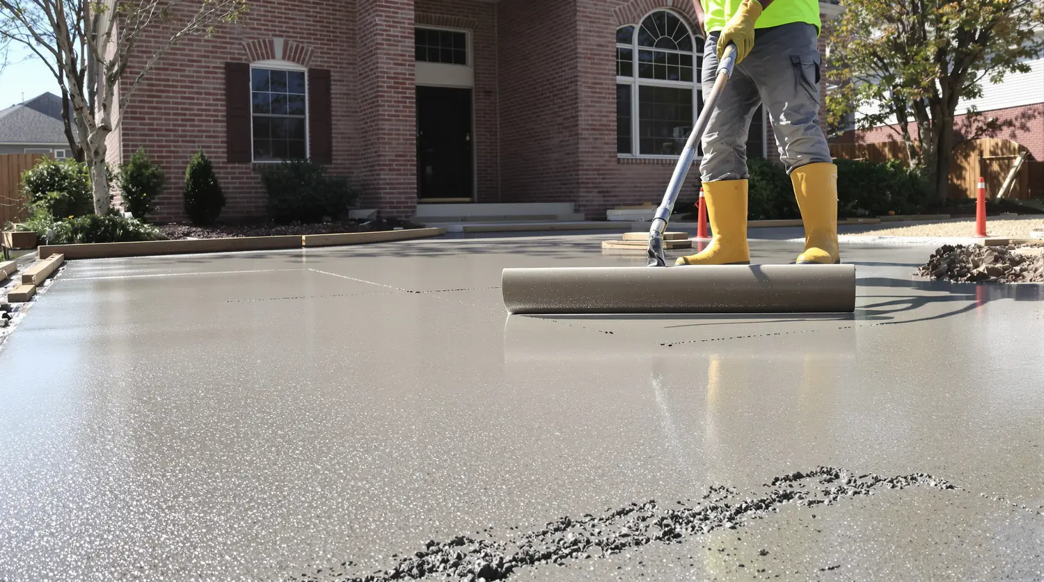 Professional concrete driveways services in Kansas City — expert installation, repair, and replacement by Kansas City Concrete Contractors