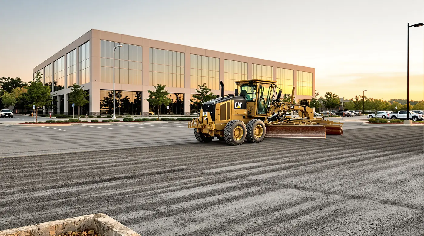 Commercial sitework and site preparation in Commercial Sitework Across Overland Park's Class A Corridors