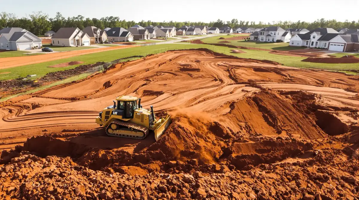 Commercial sitework and site preparation in Raymore